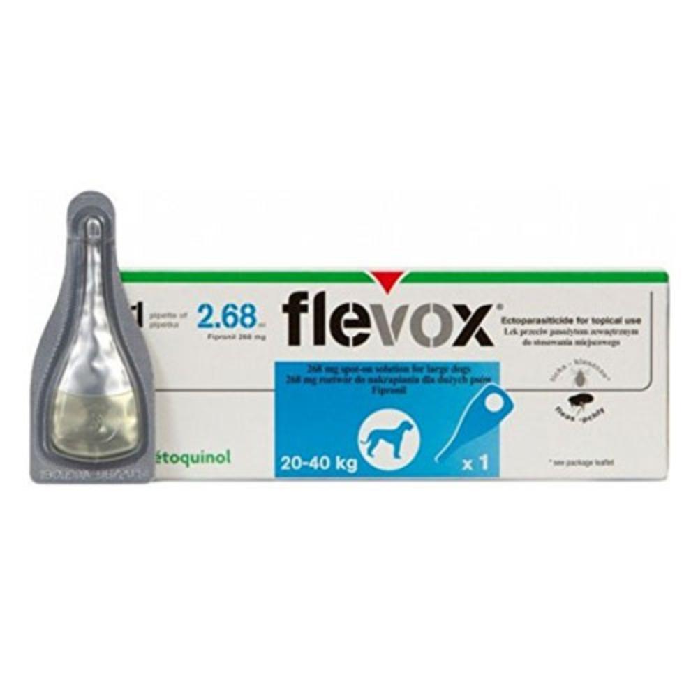 Flevox For Large Dogs 45 To 88 Lbs.(Blue) 6 Pipette